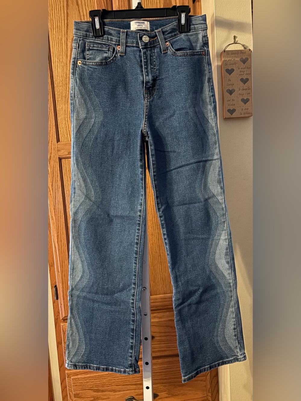 Women’s Blue Denim Jeans - loose wide leg